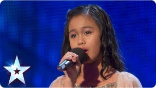 Arisxandra Libantino stuns singing One Night Only  Week 1 Auditions  Britains Got Talent 2013 [upl. by Rafaelia]