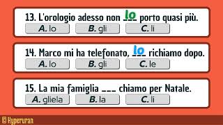 Italian grammar tutorial  Exercises with pronunciation  VerbsAdverbs  Learn italian free lessons [upl. by Gnuhn]