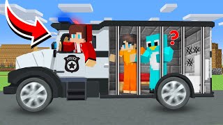 How Milo and Chip ESCAPE from Maizen POLICE CAR JJ and MIKEY PRISON BREAK CHALLENGE [upl. by Fred]