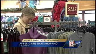 LL Bean busy with dayafter Christmas sales returns [upl. by Astraea]