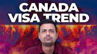 Canada Updated Visa Trend And Processing Time  Canada Visa Updates 2024  Rajveer Chahal [upl. by Enerehs]