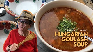 Hungarian Goulash Soup  How to make Hungarian Goulash Soup recipe [upl. by Berkie]