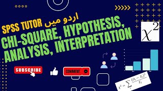 SPSS tutor Chi square hypothesis analysis interpretation [upl. by Inalaek]