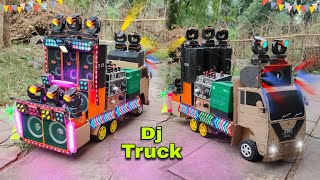 Mini Dj Truck Loading At New Home Eicher Truck Dj box and dj sharpy light big dj dj toy making sr [upl. by Holland]