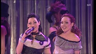 Hanna amp Lina  Big Time Party Melodifestivalen final 2002 [upl. by Bocoj]