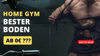 Der Beste GYM Boden I Matten für dein Homegym [upl. by Heurlin434]