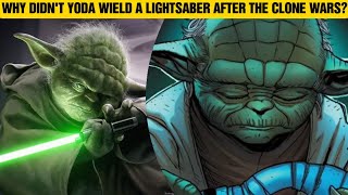 Why Didnt Yoda Wield A Lightsaber After Order 66 [upl. by Edmon]