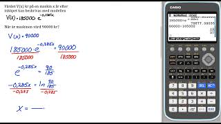 Matematik 5000 3b Uppgift 2375 b algebraisk lösning för reviderad ämnesplan 2021 v3 [upl. by Divan287]