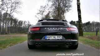 2012 Porsche 911 991 Carrera S Cabriolet PDK GREAT Sounds 1080p HD [upl. by Nylauqcaj]