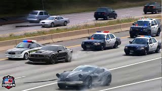 MOST Craziest Supercar Police Chases Caught on Dashcam You Wouldnt Believe if Not Filmed [upl. by Zandt]