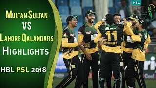 Full Highlights  Multan Sultans Vs Lahore Qalandars  23 February  Match 3  HBL PSL 2018  PSL [upl. by Daniel591]