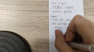 Topic 2 Operations on Functions Composite Function [upl. by Hackett557]