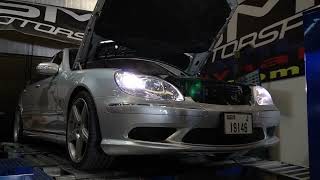 Mercedes Benz W220 S55 AMG Stock Dyno Run [upl. by Aneliram75]