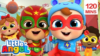 Superhero Song  More Play Pretend Nursery Rhymes  LittleAngel Kids Songs amp Nursery Rhymes [upl. by Hurwit102]