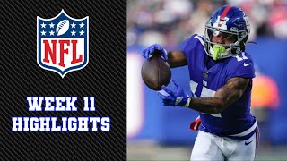 Giants Rookie WR Wan’Dale Robinson FIRST Career 100Yard Game  2022 Week 11 Highlights vs Lions [upl. by Clement]