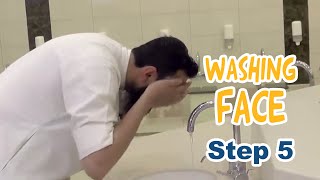 Step 5 of Wudu  Washing Your Face Properly [upl. by Kaycee]