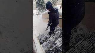 Leaf Blower vs Winter Storm 🤔 colorado innkeeperduties [upl. by Dragon64]