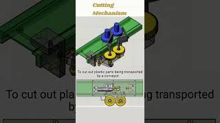 Cutting Mechanism engineering mechanical solidworks 3d cad autocad design productdesign [upl. by Anial]