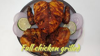 FULL CHICKEN GRILLED chicken halogen tastydishes [upl. by Eadith]