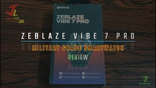 Zeblaze Vibe 7 Pro ReviewRugged SmartwatchAmoled Display amp WaterProofVlog222 [upl. by Grath]