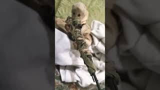 16 Custom Sniper White Death Action Figure shorts actionfigure subscribe [upl. by Eillim]