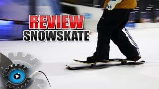 ❄️DAS SCHNEE SKATEBOARD ❄️ SNOWSKATE REVIEW  TEST DeutschGerman [upl. by Lehcim284]