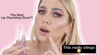 the best LIP PLUMPING gloss Too Faced lip injections maximum plump Review [upl. by Daly]