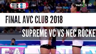 Chatchuon moksri FINAL AVC CLUB 2018  Supreme vc vs Nec Rockets [upl. by Anitnelav]