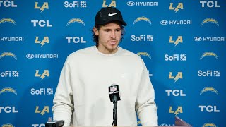 Justin Herbert Postgame Press Conference vs Titans  LA Chargers [upl. by Sotos447]