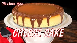 CHEESE CAKE  NO CRUST  NEW YORK STYLE  EASY TO MAKE [upl. by Olaf]