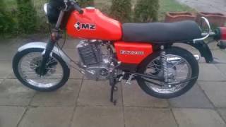 MZ ETZ 250 model z 1988 roku po renowacji [upl. by Dorfman]