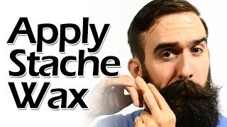 How to Apply Mustache Wax Like a Boss [upl. by Cowden]