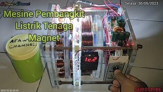 Mesin Pembangkit Listrik Tenaga Magnet  FREE ENERGY freeenergy [upl. by Nerek]