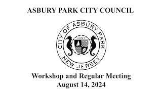 Asbury Park City Council Meeting  August 14 2024 [upl. by Hegarty]