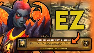 Obtain Legend EASILY With This New Spec  Aeghis WoW Arena [upl. by Broida]