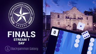 FINALS Stream 1 2024 Texas Backgammon Championships  Championship Division Main amp Jackpots [upl. by Preston979]