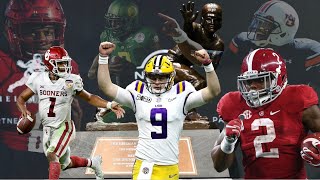 The Top 10 Heisman Trophy Winners of the Decade 20102019 [upl. by Bully]