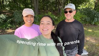 FAMILY VLOG₊˚⊹♡ getting active  working out together [upl. by Anerdna]