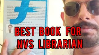 NVS LIBRARIAN RECRUITMENT 202425 BEST BOOK FOR NVS LIBRARIAN  NVS LIBRARIAN [upl. by Meluhs]