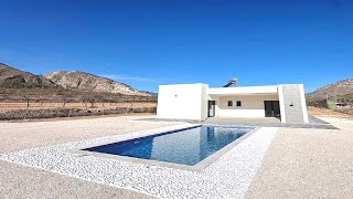 HONDON AREA 3 Bedrooms NEW Modern Detached Villa with Pool amp Double Garage ©WhiteVillasInSpain [upl. by Enej]