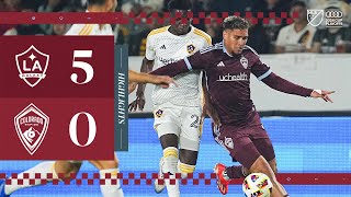 HIGHLIGHTS Rapids fall to Galaxy in Game 1 face elimination at home in Colorado on Friday [upl. by Umeko]