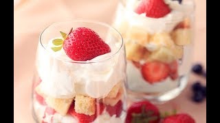 SuperFast and Easy Strawberry Angel Food Trifle [upl. by Georgianna356]