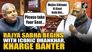 “Adani bribery case…” Rajya Sabha Chairman Dhankhar and LoP Kharge engage in a verbal spat [upl. by Amir]