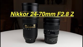 Nikkor 2470mm f28 Z First Look [upl. by Inail]