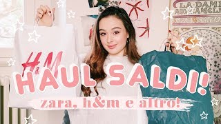 HAUL SALDI 2018 Zara HampM e altro [upl. by Adekan]