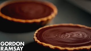 Individual Chocolate Tarts  Gordon Ramsay [upl. by Vatsug]