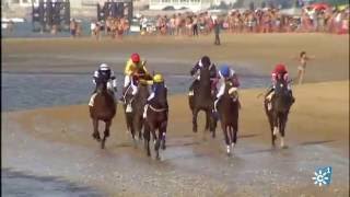 Carreras de caballos de Sanlúcar Segundo ciclo  29 agosto [upl. by Liahkim]