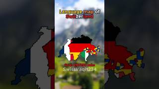 Language map of Switzerland  mapping geography history europe language [upl. by Wooldridge]