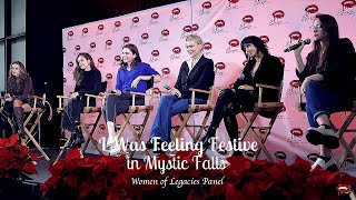 I Was Feeling Festive in Mystic Falls︱Women of Legacies Panel  December 1st 2023 [upl. by Attemaj]