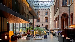 Conservatorium Hotel Amsterdam  Fabulous 5star design hotel full tour in 4K [upl. by Giltzow608]